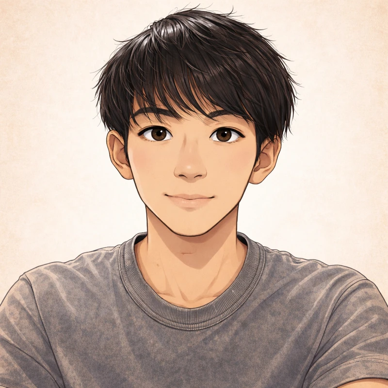 NEORIVA 代表の似顔絵イラスト